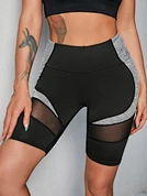 mesh biker shorts